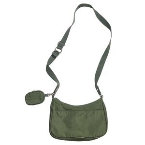 Wild Fable Crossbody Bag With Coin Pouch Dark Green